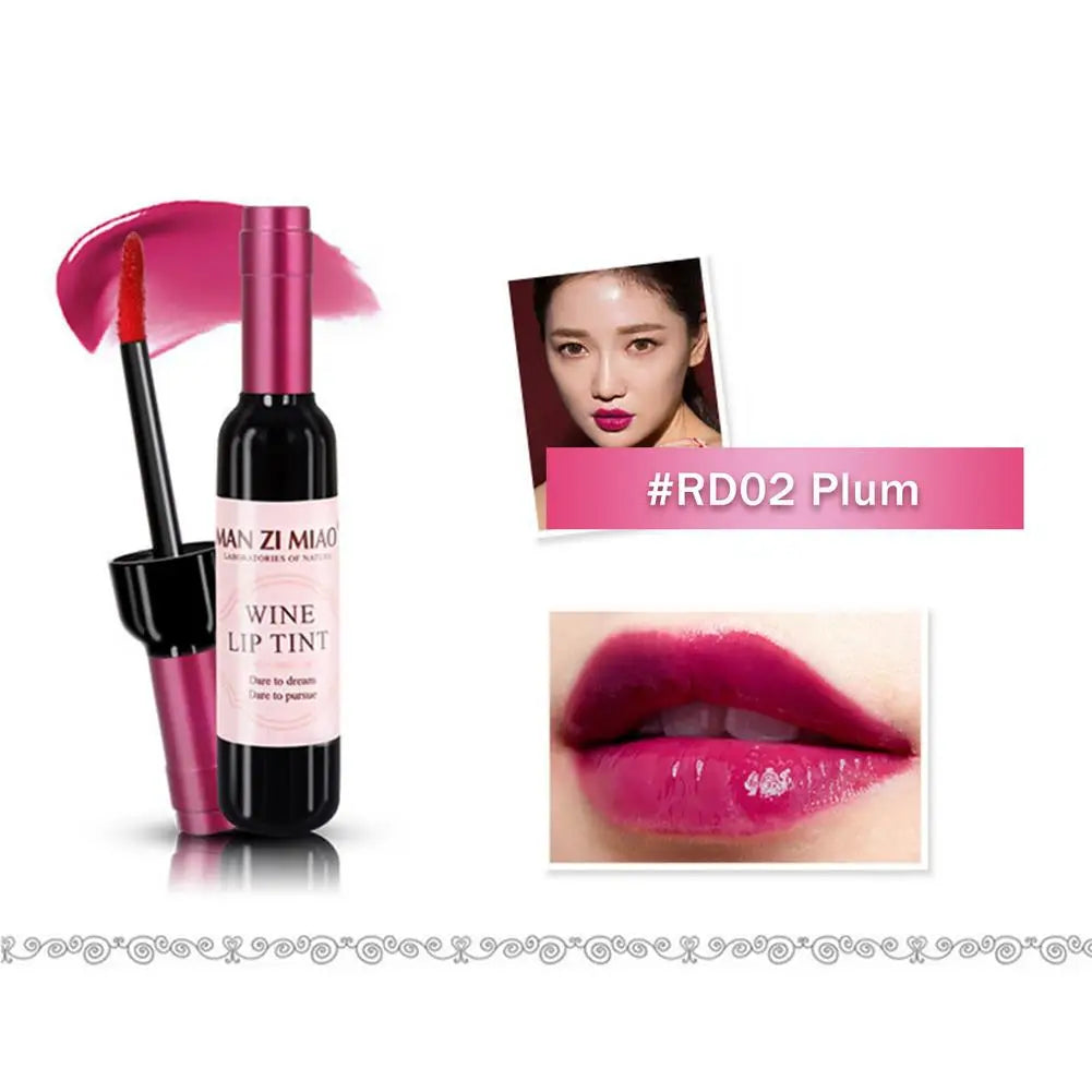 Labial resistente al agua de larga duración.