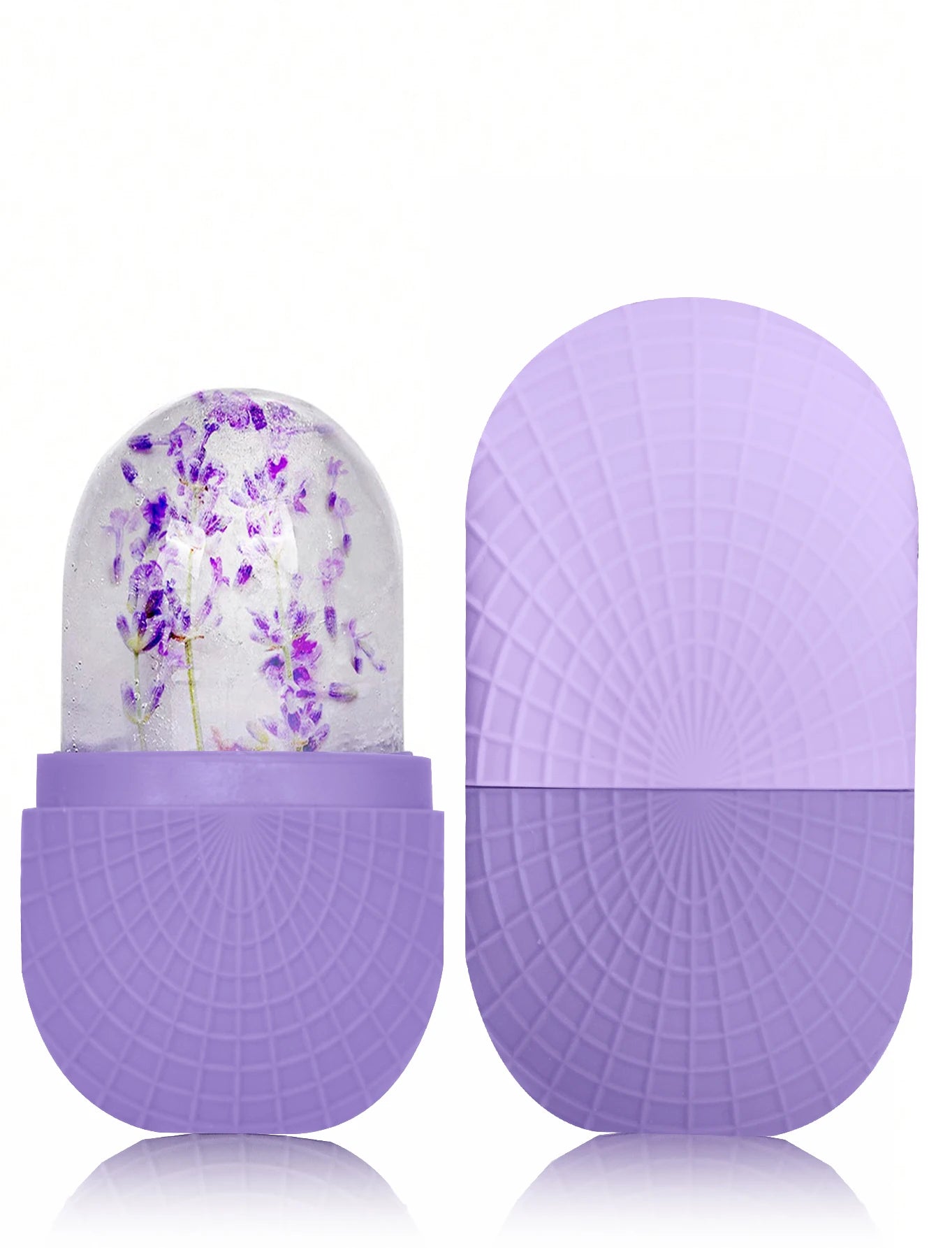 Rodillo de hielo facial.