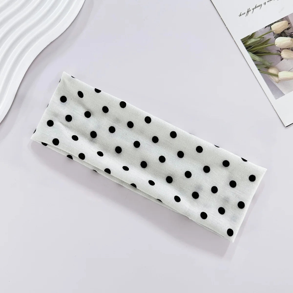 Vincha ancha lunares coreano.