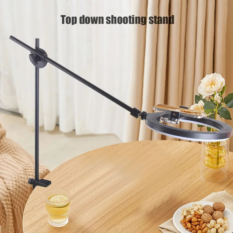 Soporte de disparo superior de escritorio para teléfono.