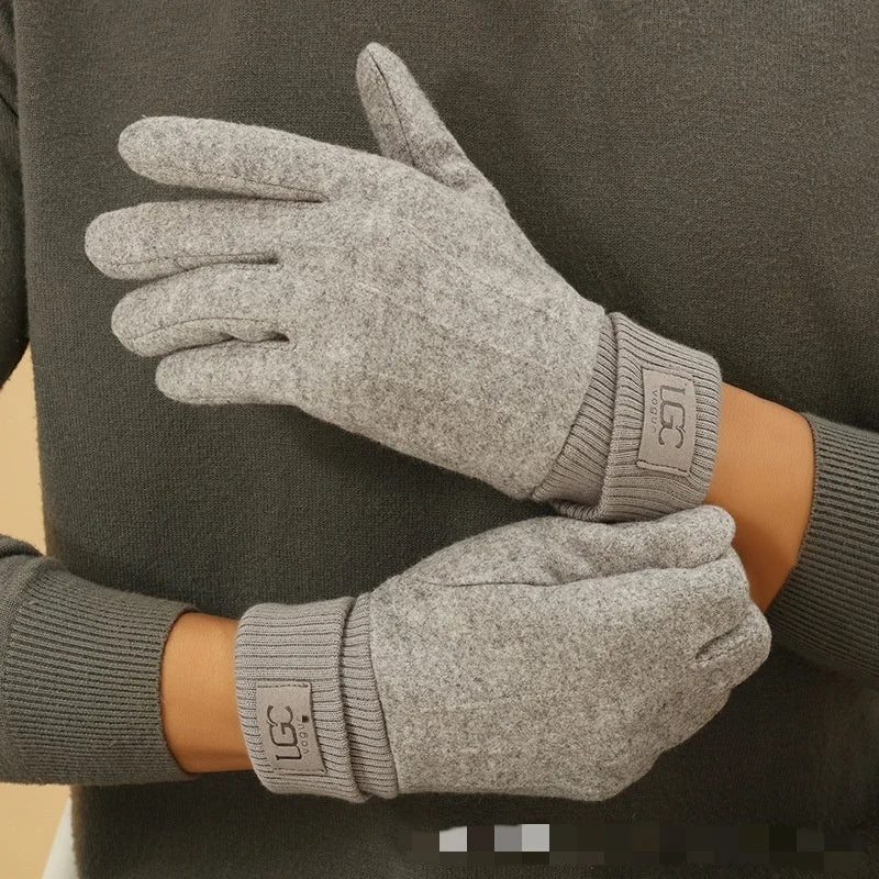 Guantes de invierno táctil.