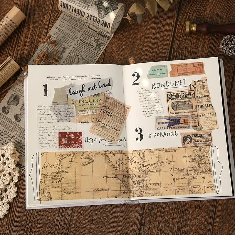 Cinta de papel Washi Vintage.