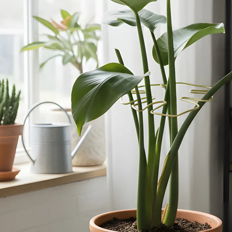 Soporte de Metal ajustable para plantas.