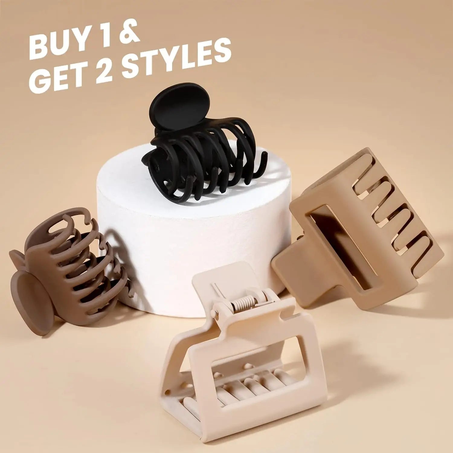 Pinzas para el cabello invernal.