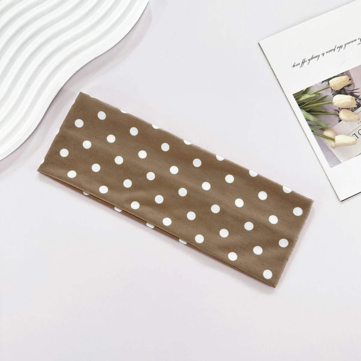 Vincha ancha lunares coreano.