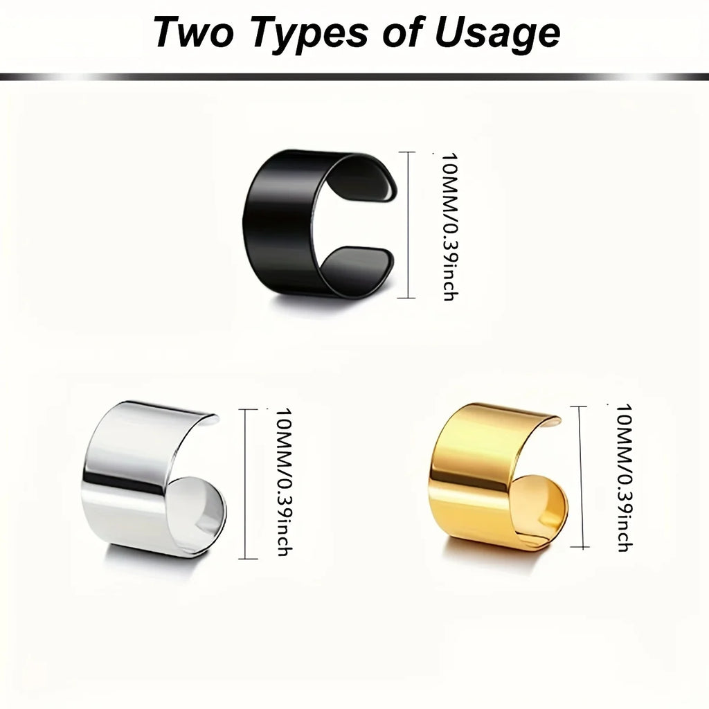 Aros en set de acero ajustables.