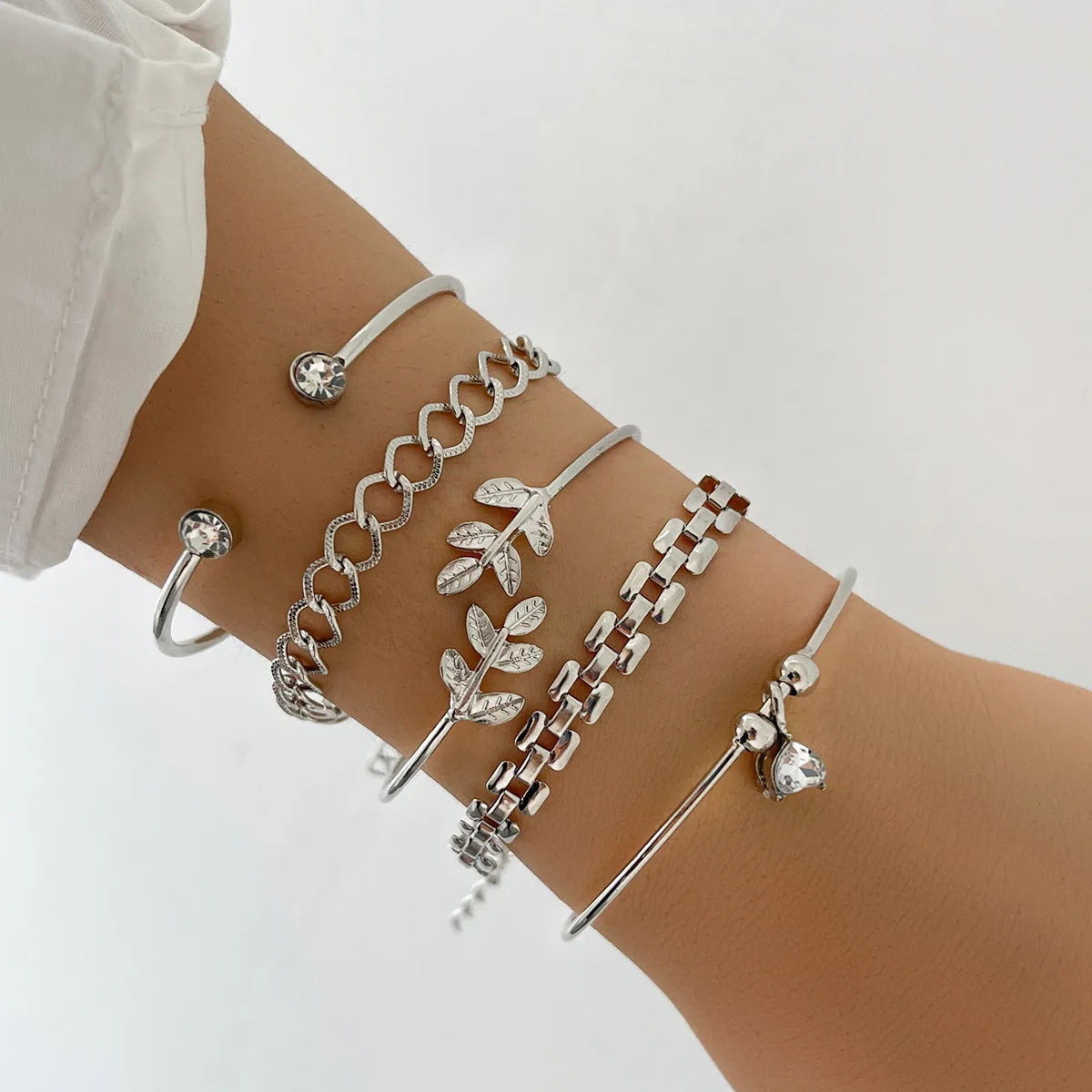 Set de pulseras bohemio.