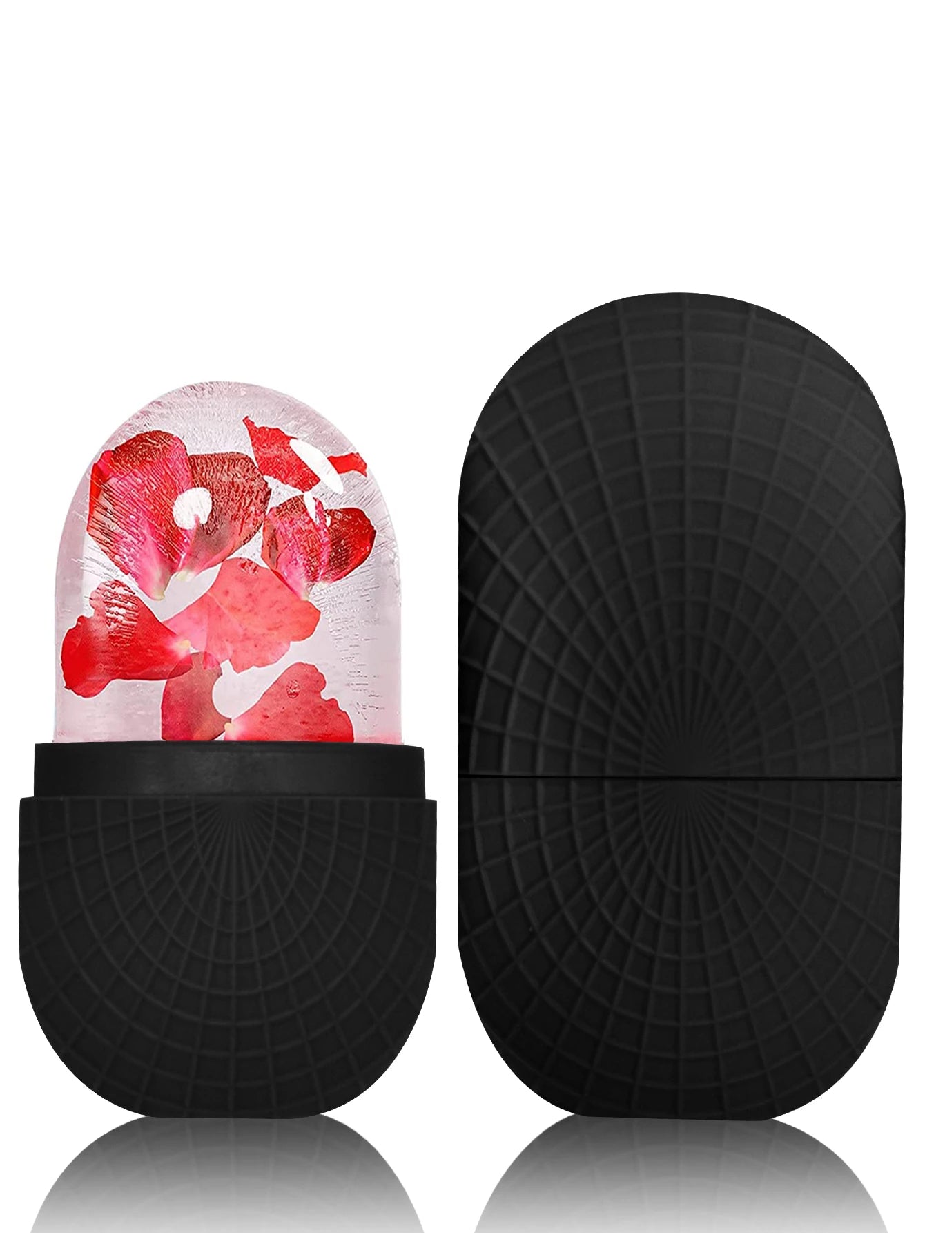 Rodillo de hielo facial.