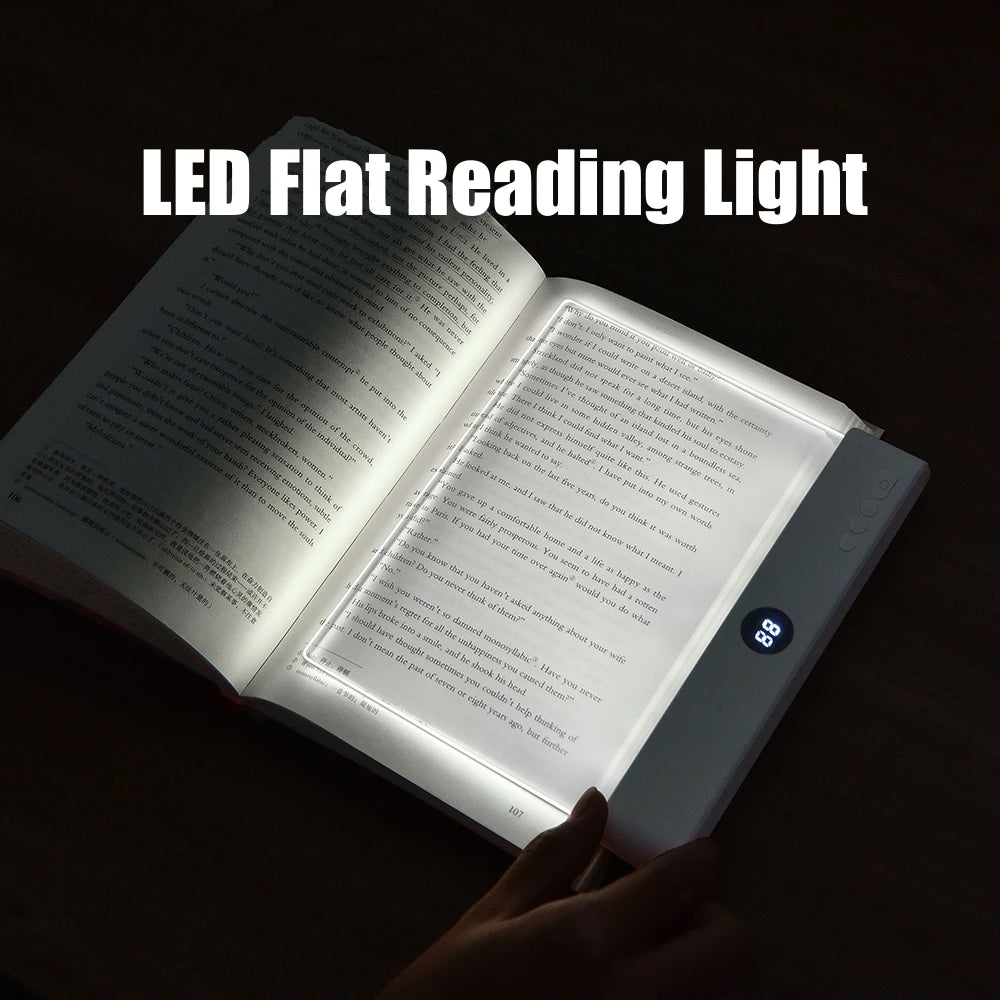 Luz LED de lectura nocturna.