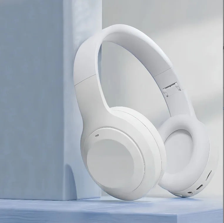 Auriculares inalámbricos Bluetooth 5,1 sobre la oreja.