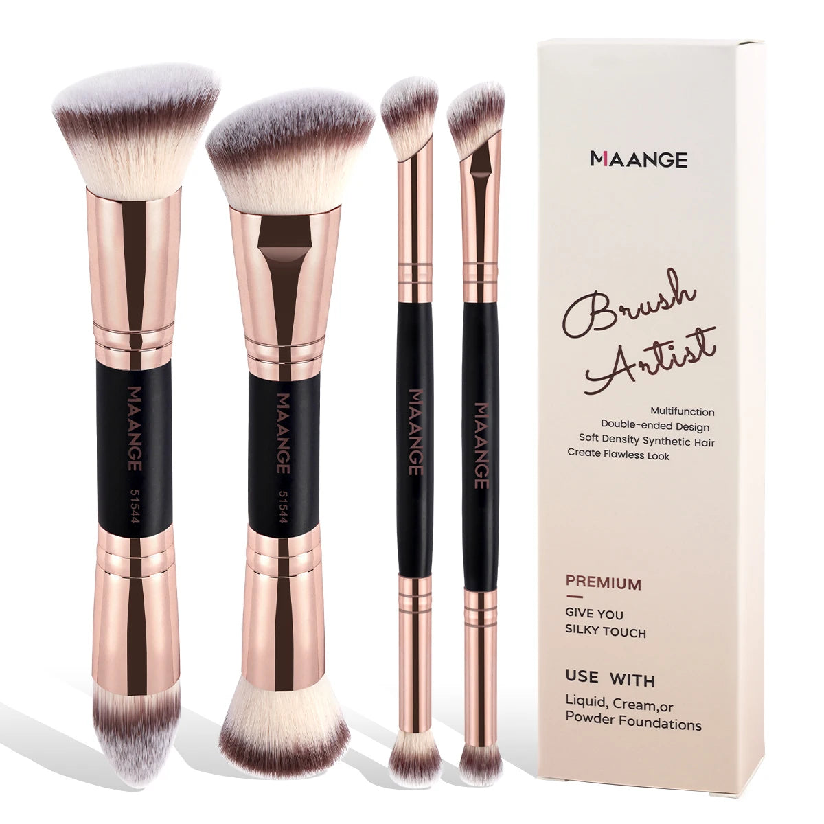 Set de brochas de maquillaje básicas Maange