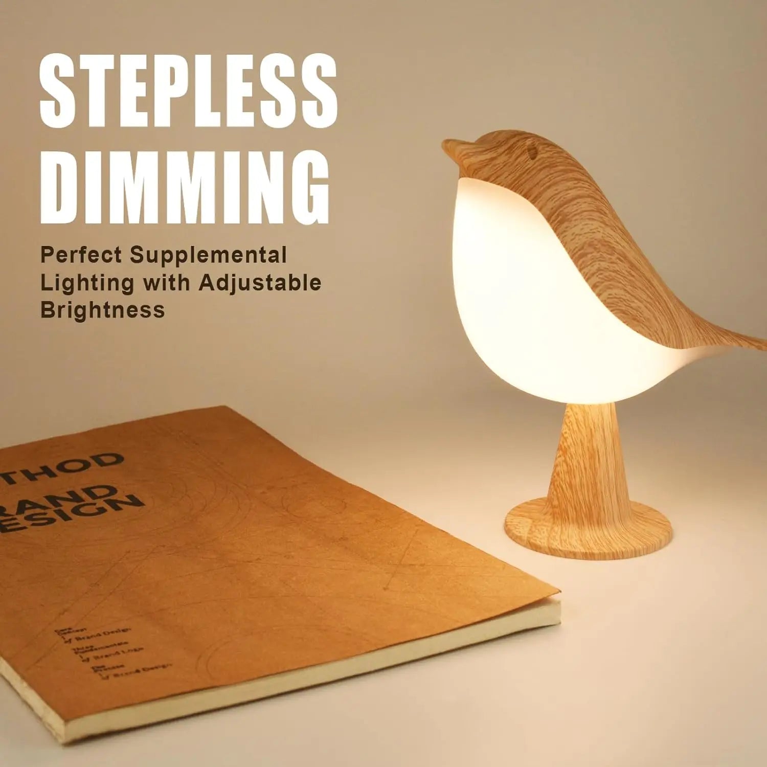 Lámpara de escritorio pequeña.