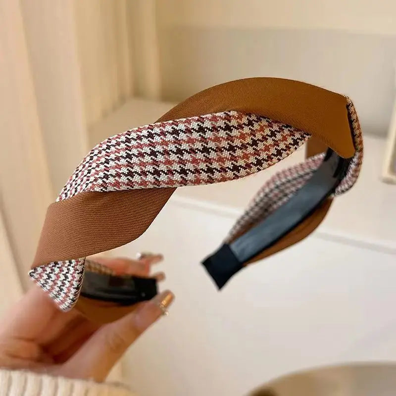 Vincha elástica Vintage para el cabello.