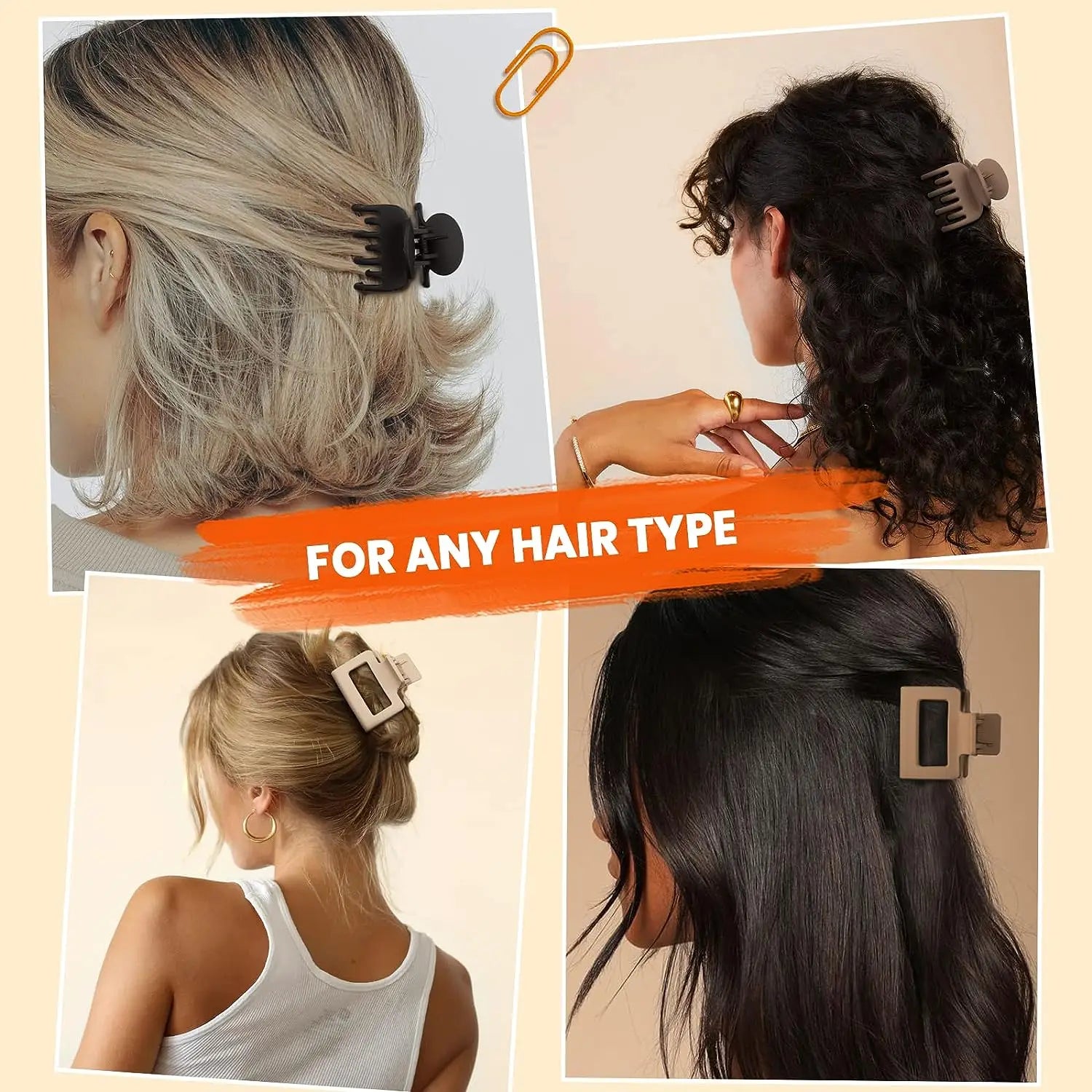 Pinzas para el cabello invernal.