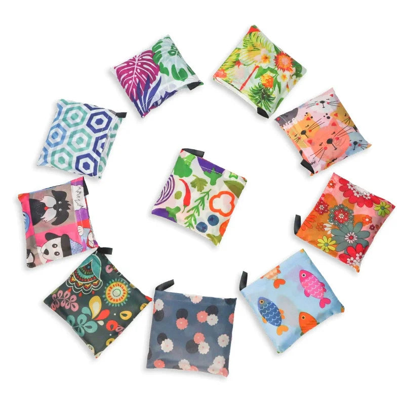 Bolso de compras de mano con estampado de leopardo