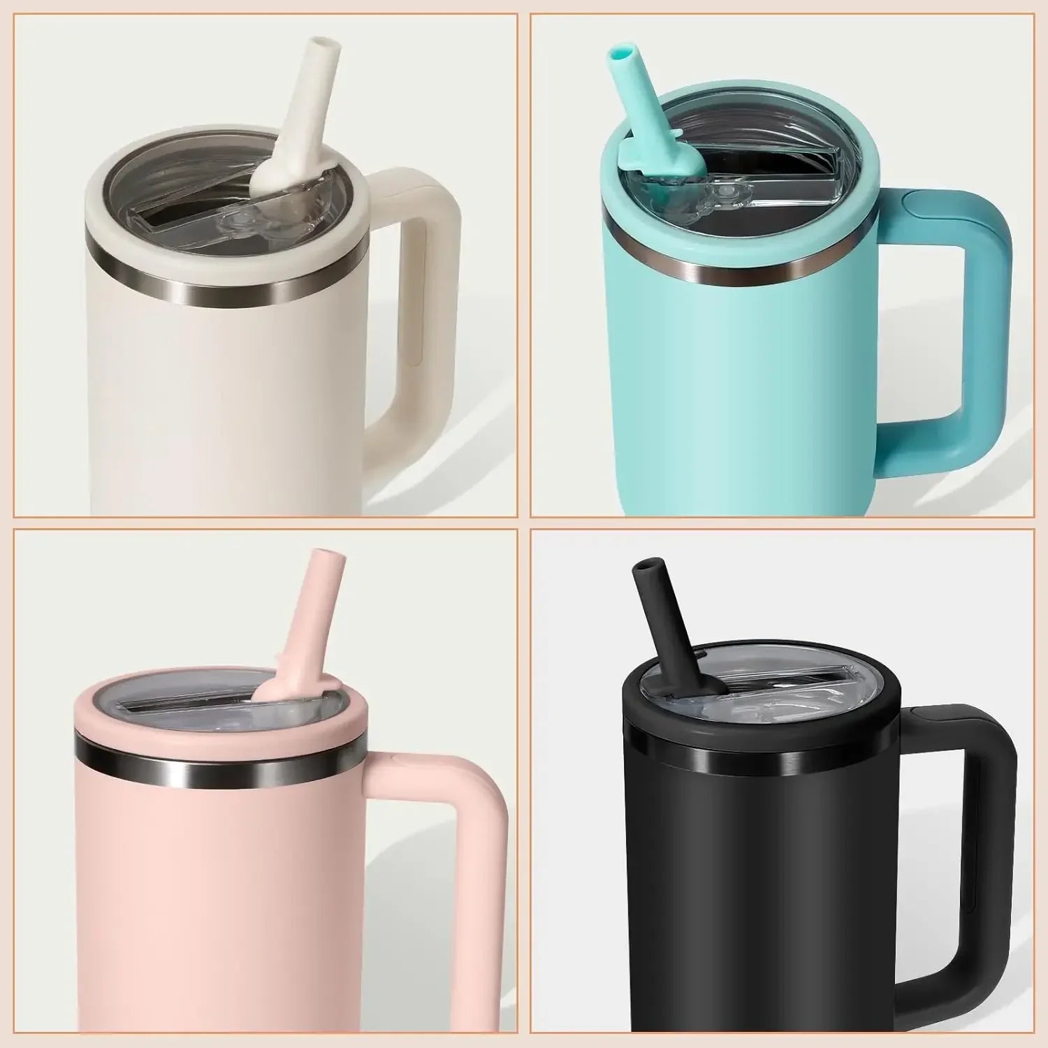 Tapa de paja abatible de 400ml para taza Stanley.