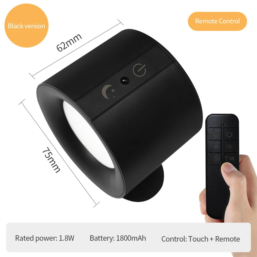 Lámpara de pared LED.