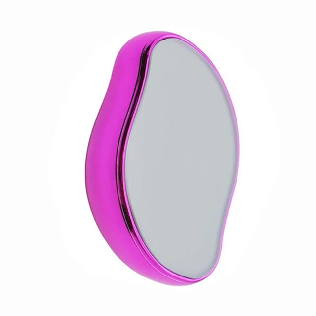 Borrador de depilación física de cristal.